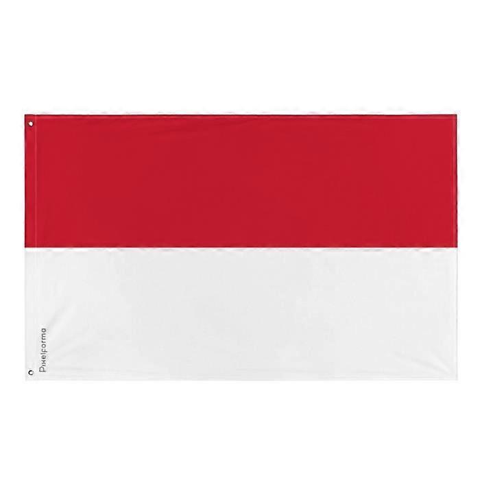Flag - Monaco - 90x150cm - Polyester - Double-sided - Iron Eyelets