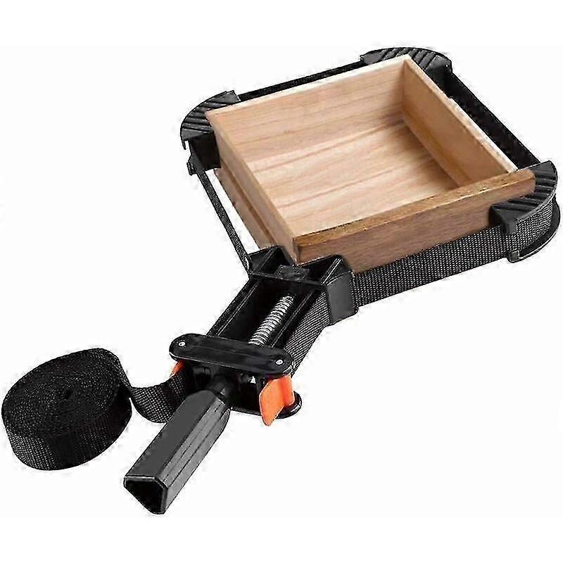 Adjustable Corner Clamp, 4 Jaw Adjustable Corner Clamp, Woodworking Tool With Frame Holder For Straps 90 Degree Adjustable Quick Tension Ratchet Faste
