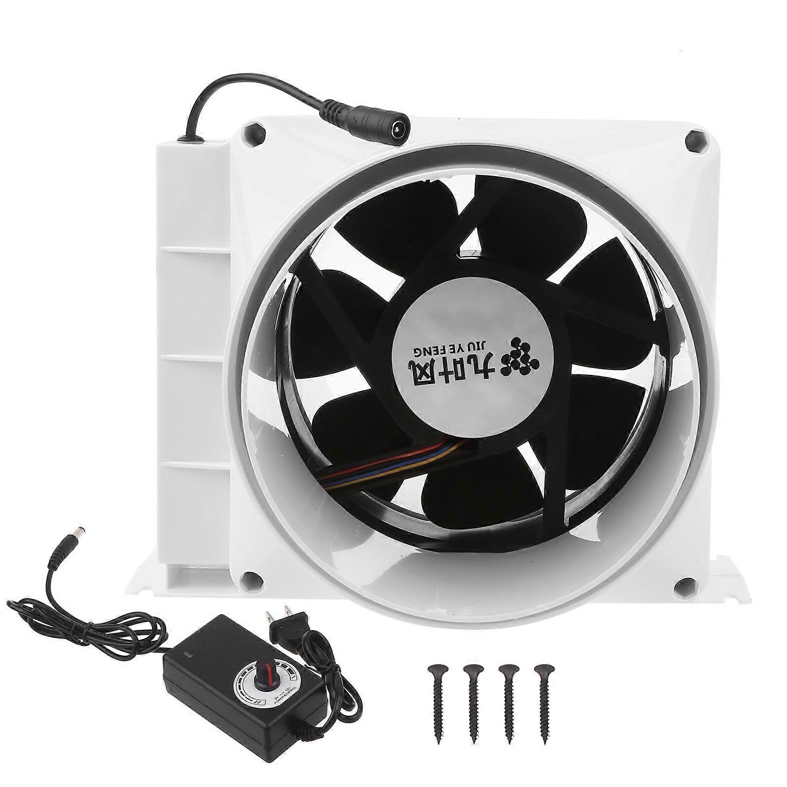 16W hocheffizienter Inline-Lüfter mit gemischtem Durchfluss Lüftungssystem Abluftventilator Einstellbare Geschwindigkeit für Badezimmerküche