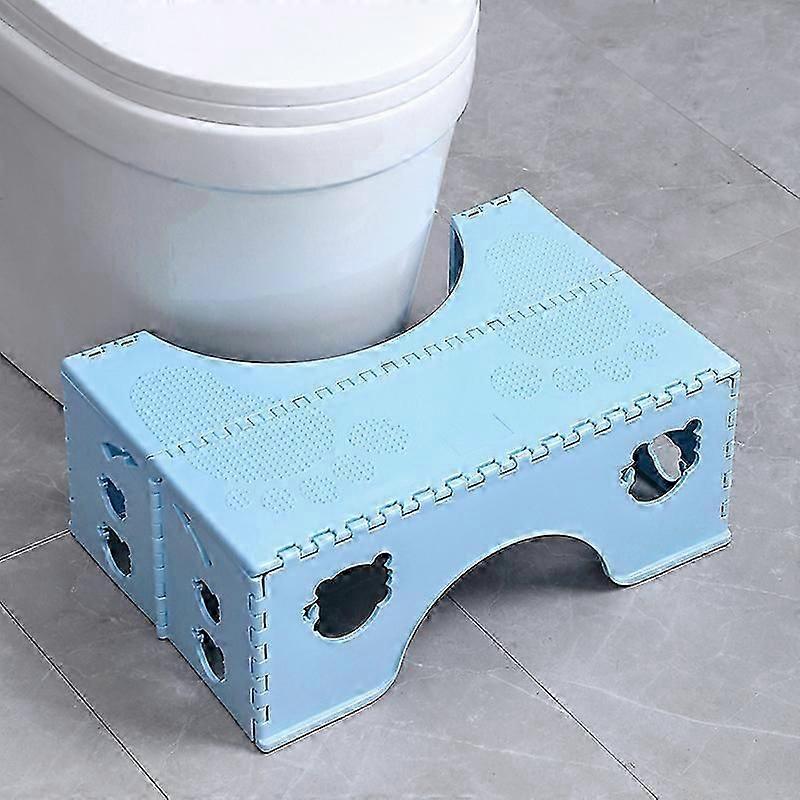 Foldable Toilet Stool, 7 Inches Healthy Posture Poop Stool With Anti-slip Feet,portable Travel Foot Stool For Toilet