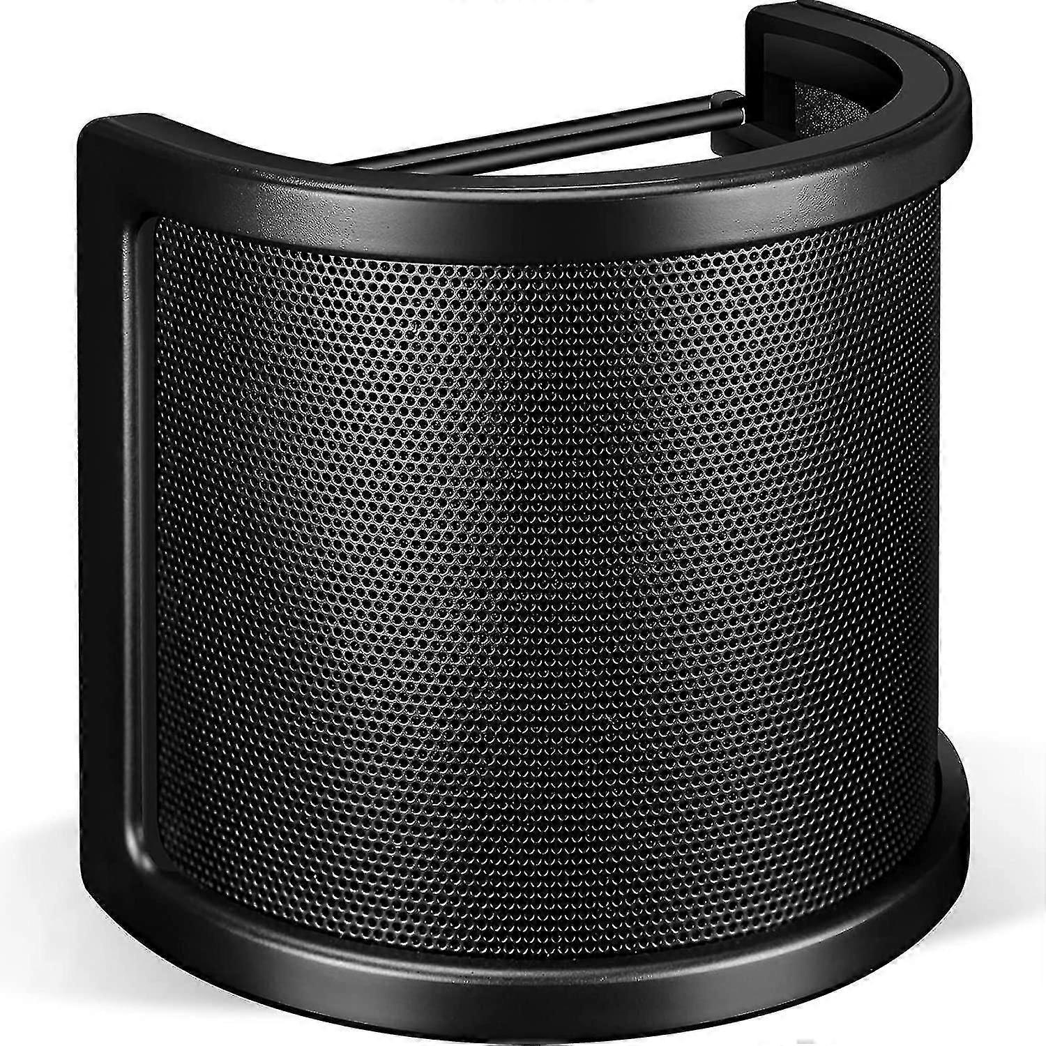 Pop Filter, Professional Three Layers Metal Mesh Microphone Windscreen Cover