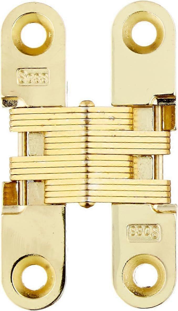 204 Zinc Invisible Hinge with Holes for Wood or Metal Applications, Mortise