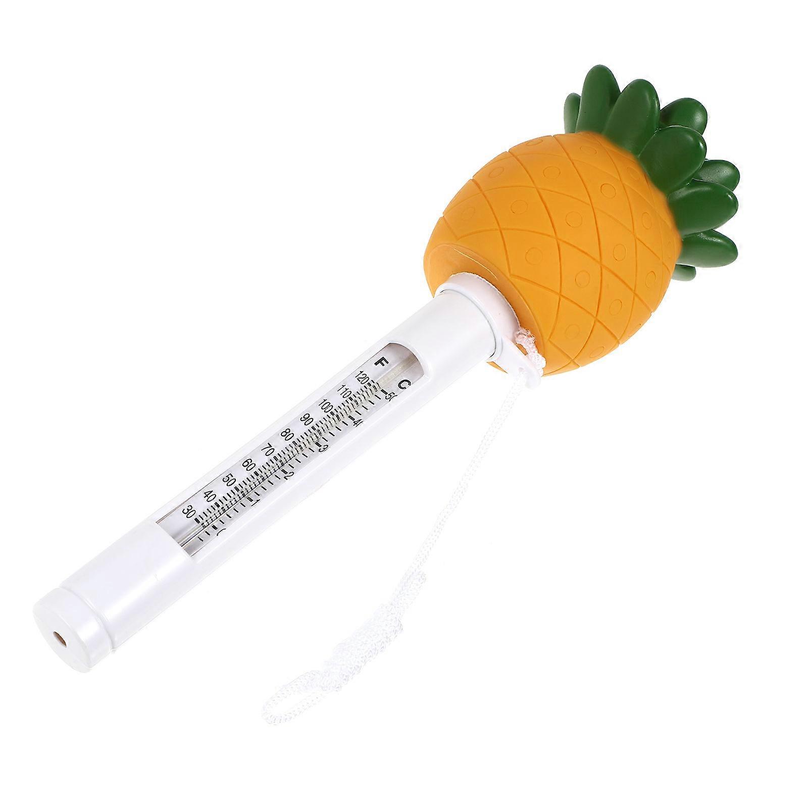Yellow Floating Pool Thermometer for of Plastic Perfect for Bath Toys and Measuring Water