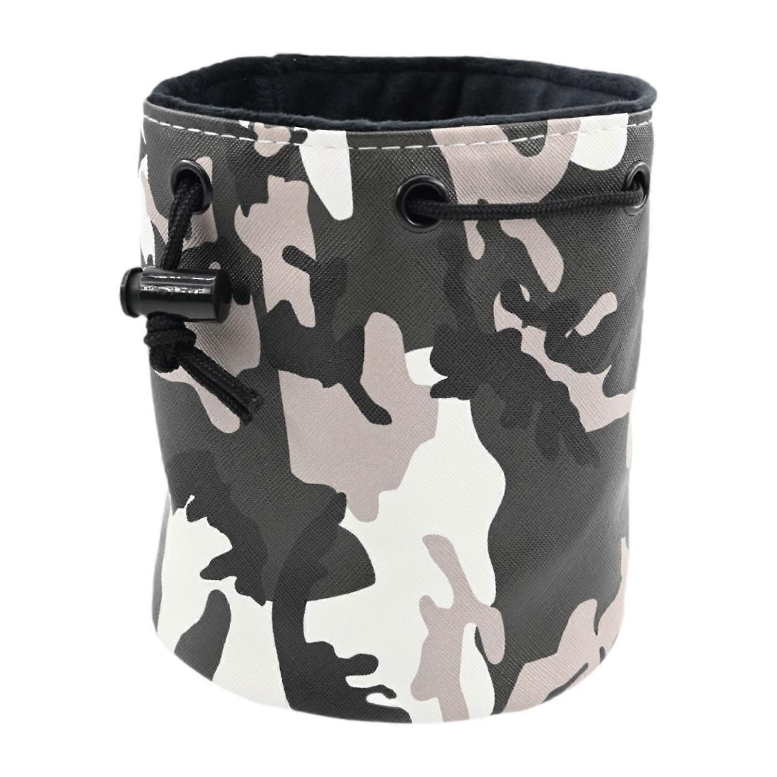 Golf Ball Bag Drawstring Storage Pouch Waterproof Multipurpose with Cord Lock
