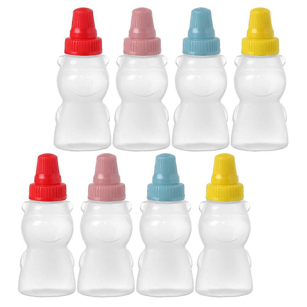 Bear Shape Squeeze Sauce Bottles Set for Ketchup, Salad Dressing & Condiments – Cute, Convenient Dispenser for Home, Picnic & BBQ Use