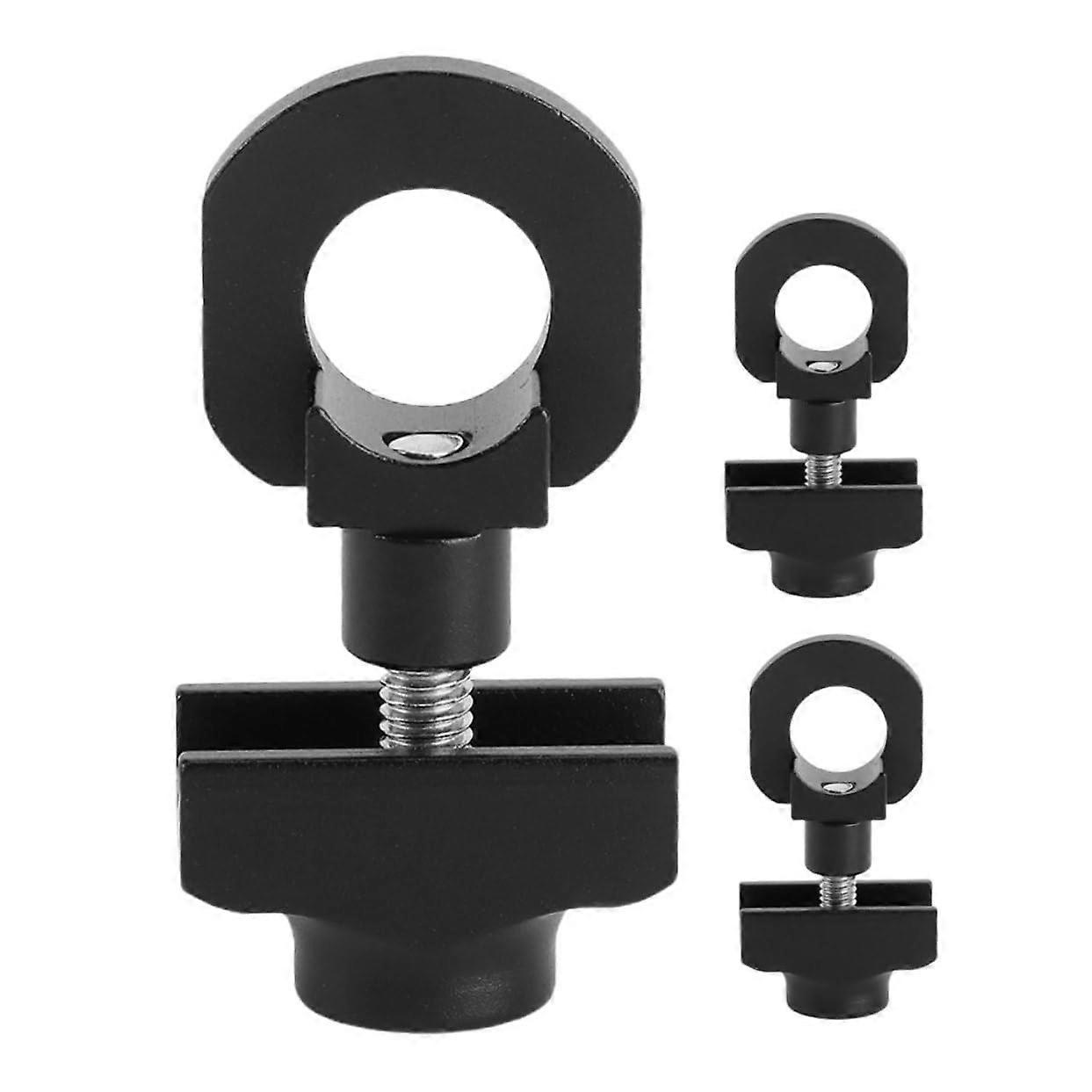 Bicycle Chain Tensioner Set of 3 for Single-Speed Folding Bikes, Rear Chain Adjuster, Aluminum Alloy, Black