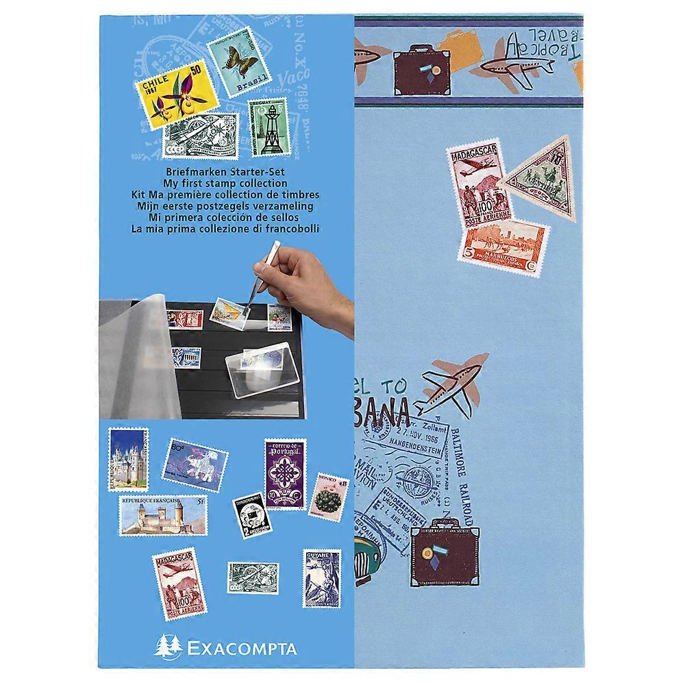 Exacompta 25901E 4x Kit Filatelia SELLOS Air Mail