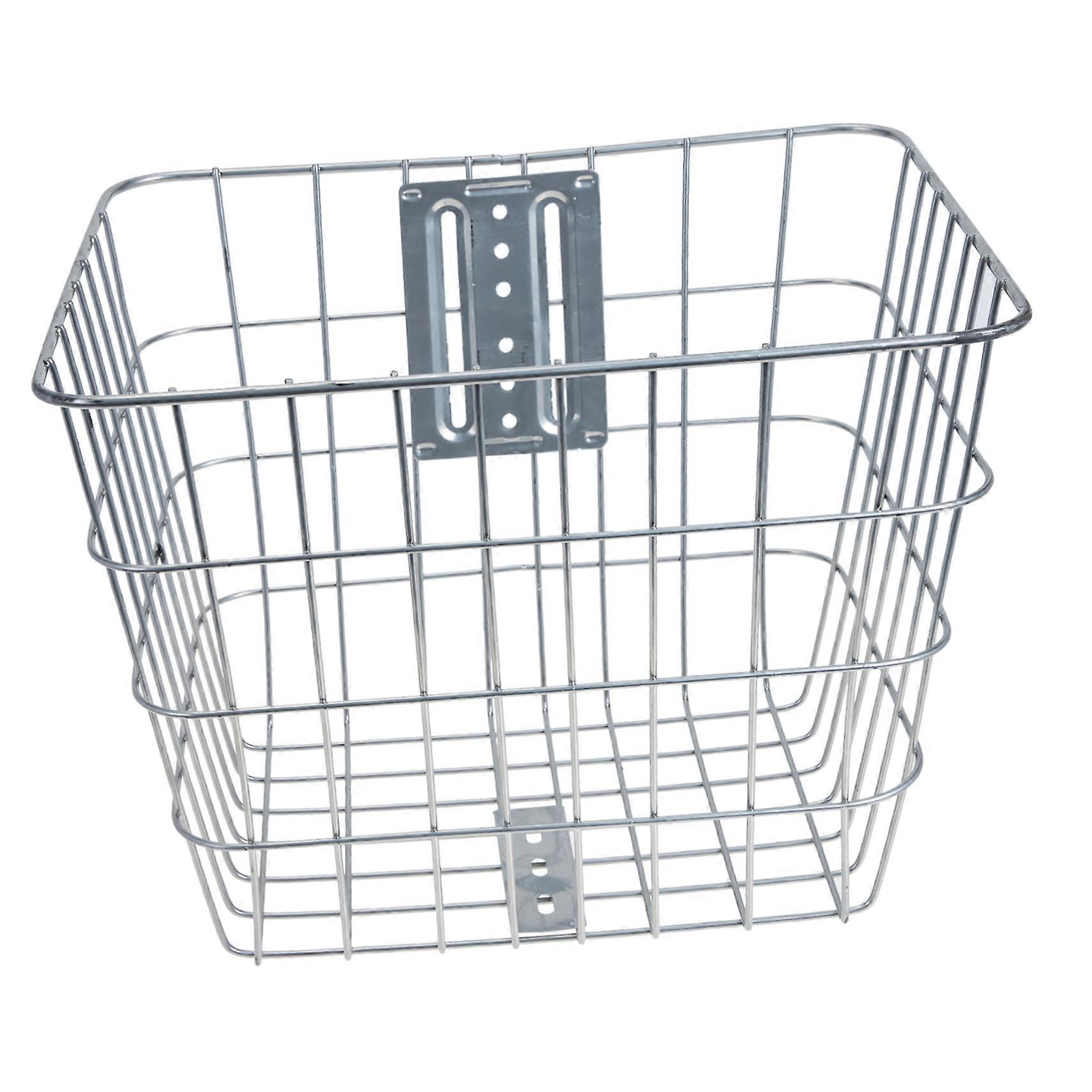 Professional bicycle basket Sturdy handlebar bag for bicycles Easy assembly for vegetables and school bags Usable for various bicycle types