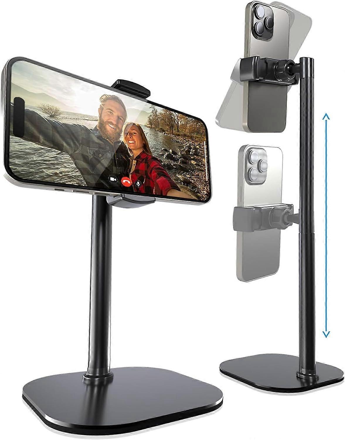 ChatStand Adjustable Cell Phone Stand for Desk & Video Recording, Rotating Cell