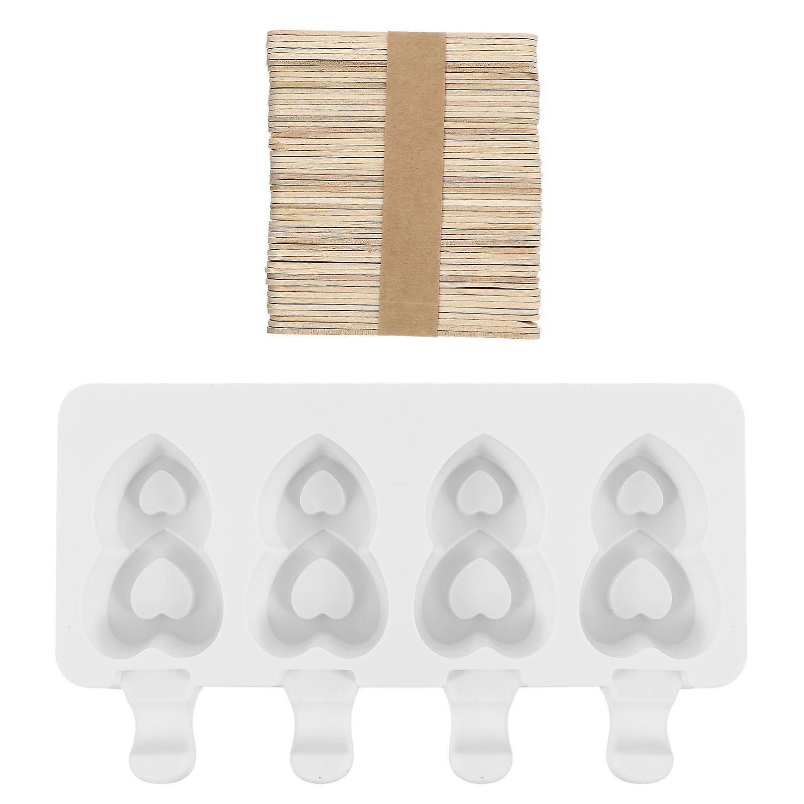 Diy Silicone Ice Cream Mold Cell Popsicle Mould Reusable Freezer Molds For Homemade Healthy Snacks Easy To Clean Demold