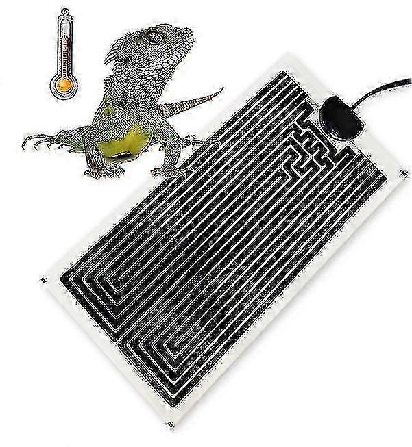 Reptile Vivarium Heating Mat with Thermostat Control for Pets, Ideal Warm Heater Pad for Various Reptiles at Yaying Shop