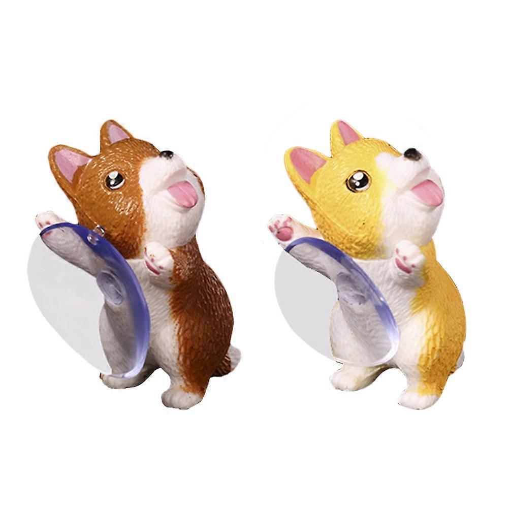Adorable Cartoon Dog Phone Holder 2pcs for Hands Free Viewing at Home, Office or School