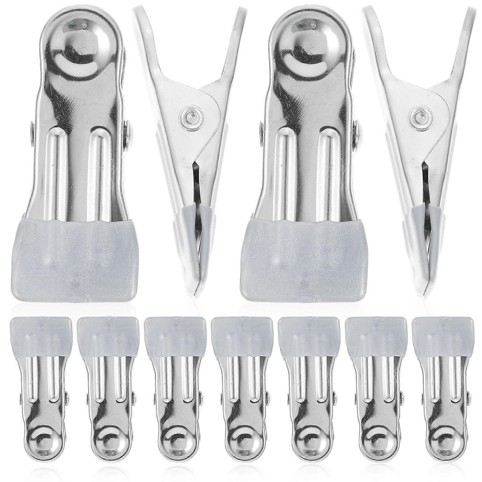 مقاطع غطاء حمام السباحة غطاء حمام السباحة المشابك في الهواء الطلق استخدام مشبك مستطيل الشكل مشبك معدني 30 قطعة