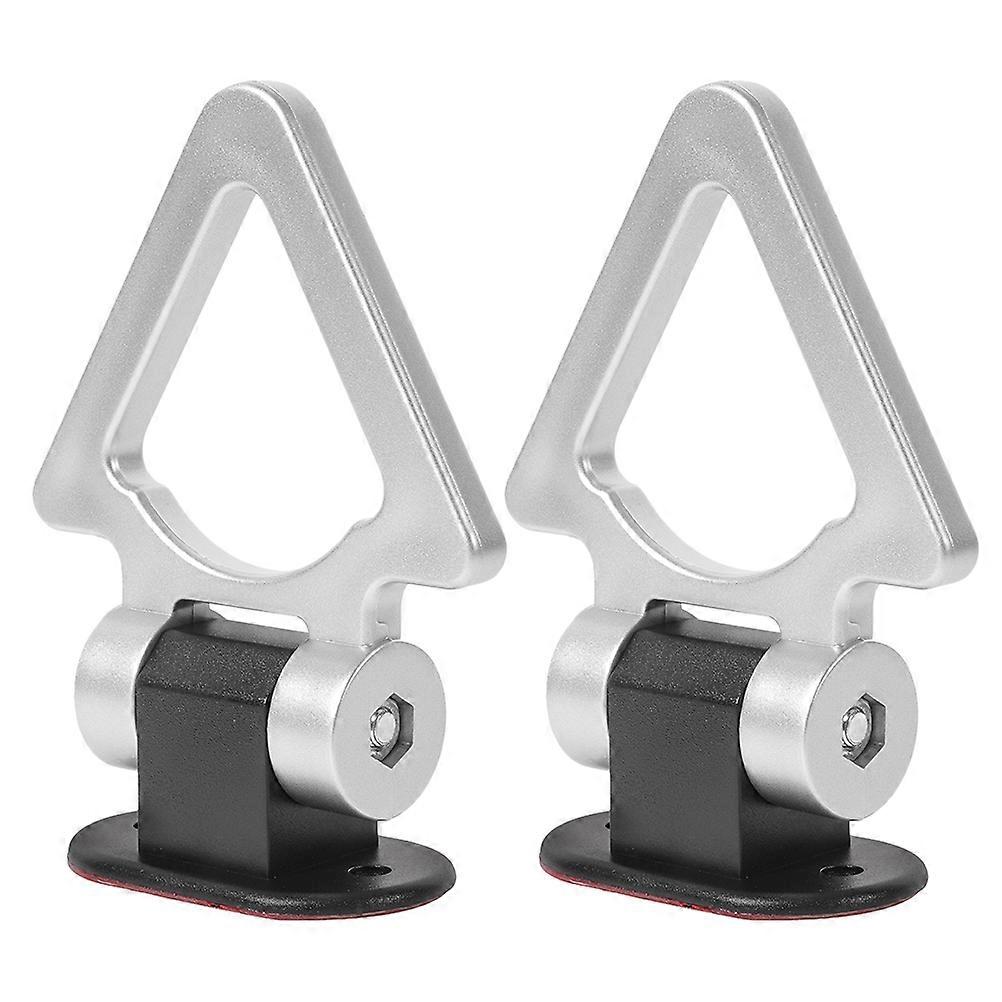 Triangle Shaped Bumper Hook Plastic Material for Car Decorative V Shape 2Pcs