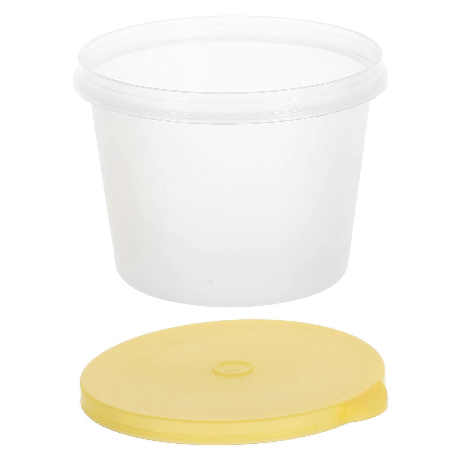 Airtight Grain Jars Round Sealed Container For Home Users Kitchen Organization 9.50X7.20X7.20CM Dustproof Lid 1Pack