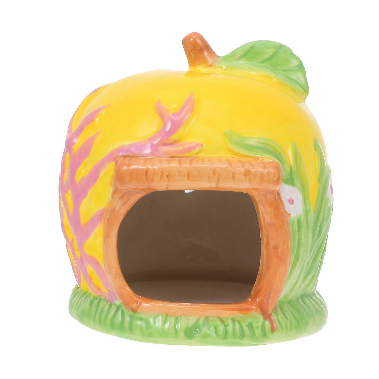 Small Pets Sleeping House Ceramic Material 3.9 3.7 3.7in Cooling 1Pack