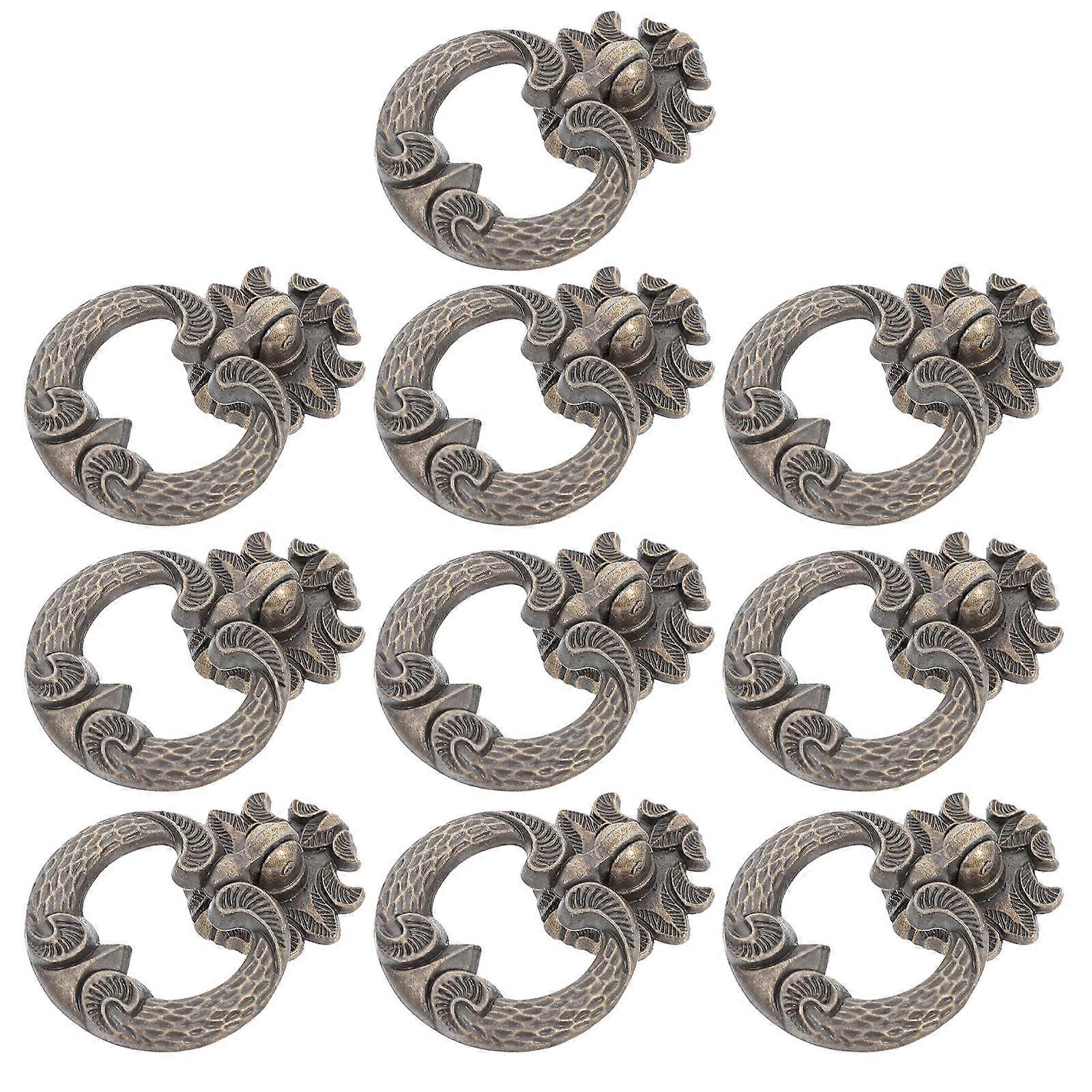 a refined product description based on your input:

 

**10pcs Classic Wardrobe Pulls – Vintage Drawer Knobs for Cabinets, Durable Single Design