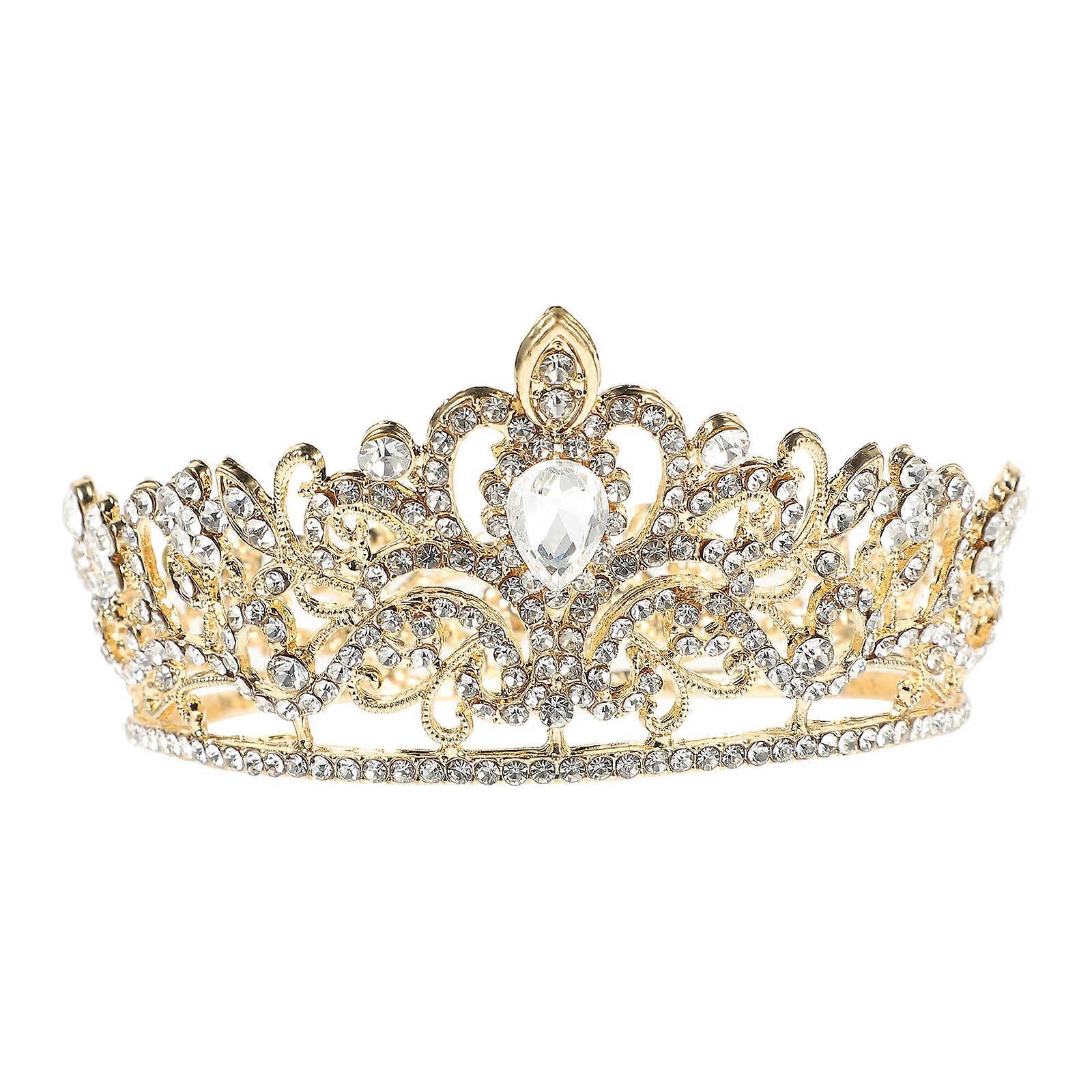 Delicate Bride Crown for Wedding Use with Alloy Material Finish