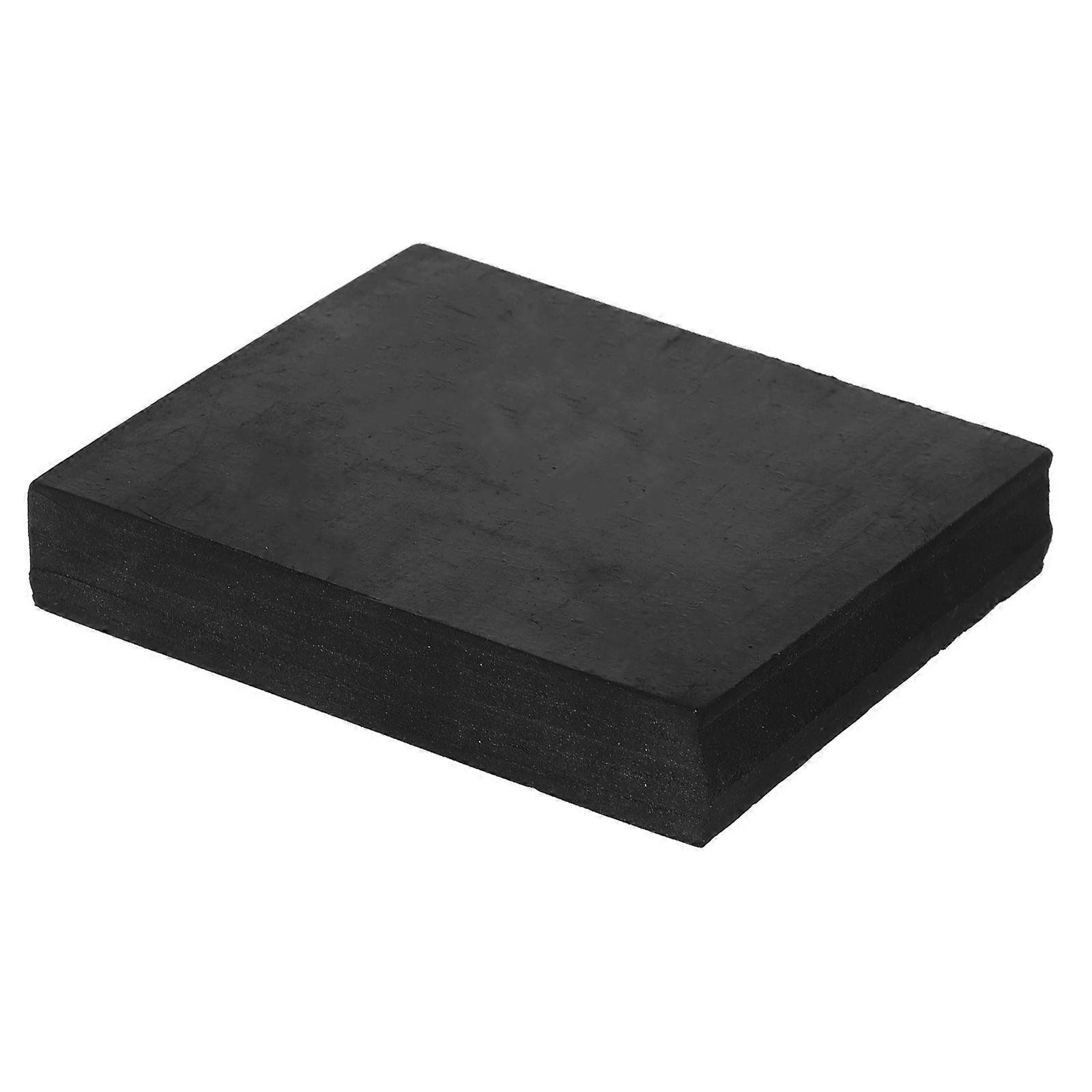 Shock Absorption Pad Rubber Vibration Isolator Pad Industrial Use Anti Slip Noise Reduction Rubber Material 10.00X10.00X2.00CM 1Pcs