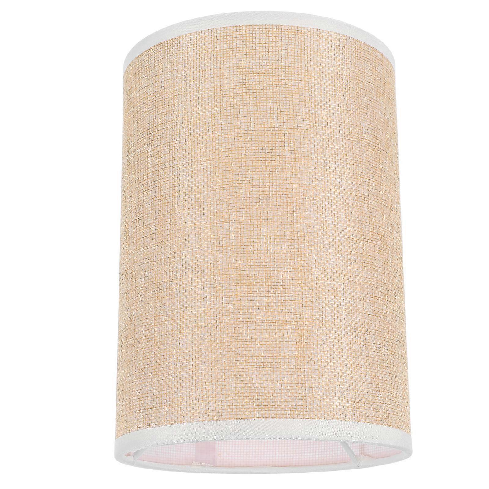 Cloth Lampshade E27 Fabric Lampshade Round Pendant Lamp Shade Easy Installation Dining Room 1Set