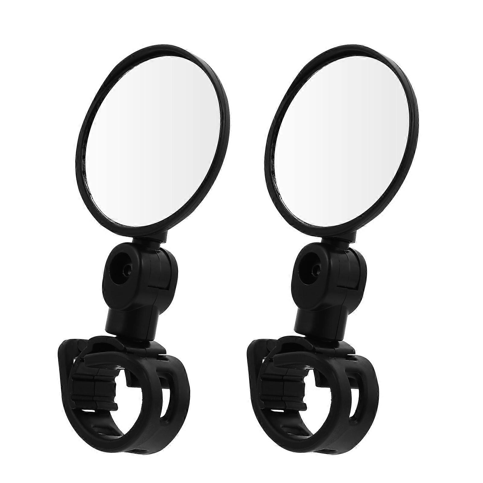 2pcs Bike Rearview Mirror Wide Angle Cycling Handlebar Mirrors for Safety and Enhanced Visibility, Easy Self Installation