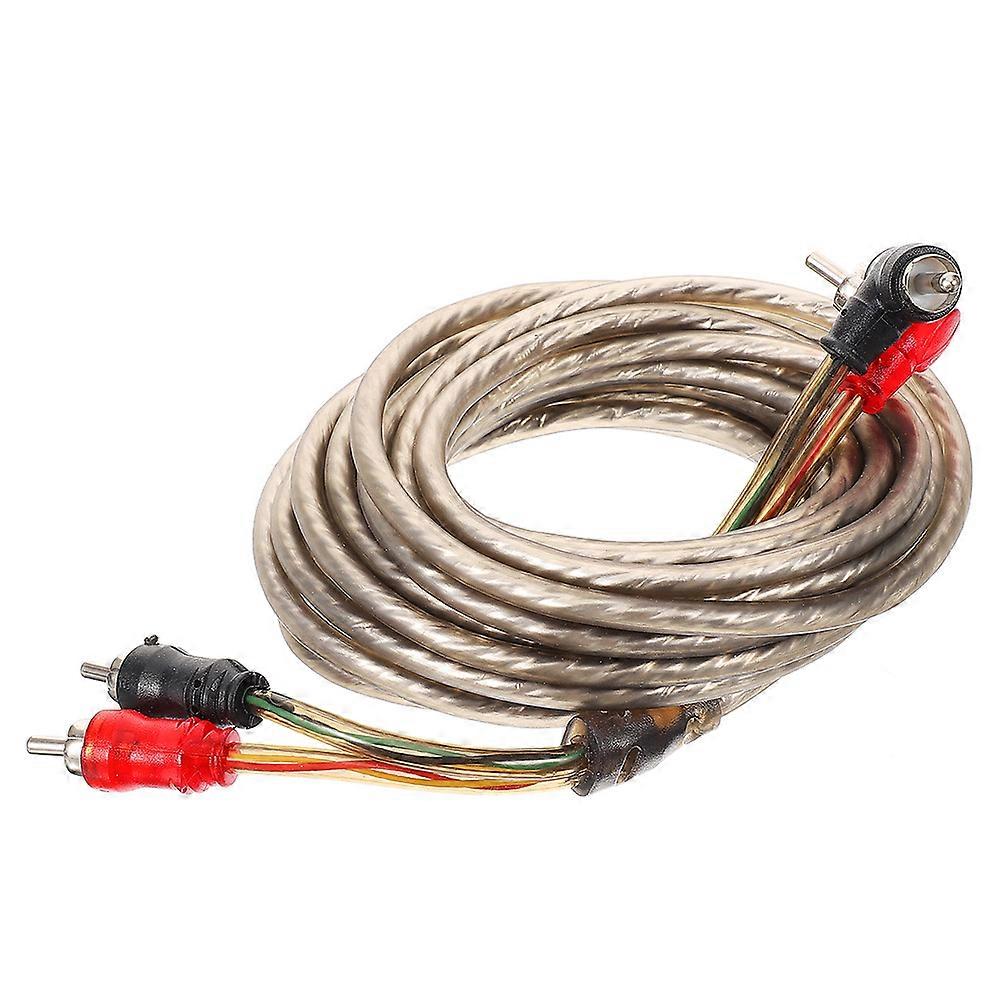 Rca To Speaker Wire Car Audio Cable Universal Compatibility Clear Sound 5M Multi Copper 1Pack