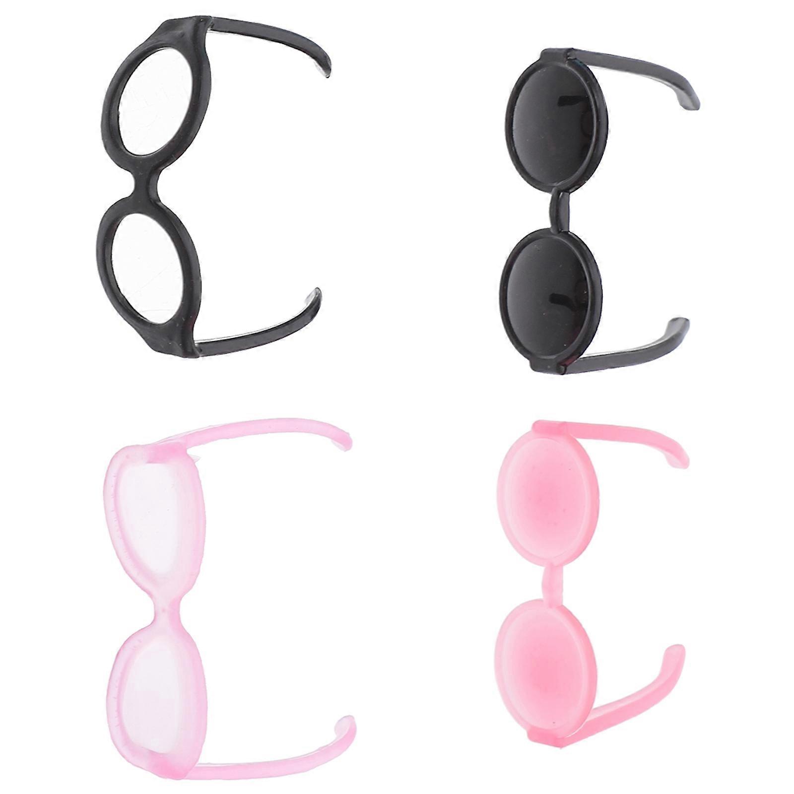 40pcs Mini Doll Eyeglasses & Sunglasses – Random Colors – DIY Doll Accessories for Dollhouse Crafts & Decor