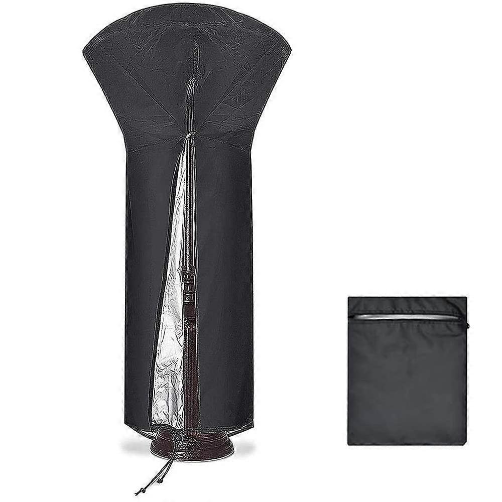 Weather Protection Cover for Patio Heater, 420D Waterproof Oxford Fabric, Black, Fits Standard Patio Heaters