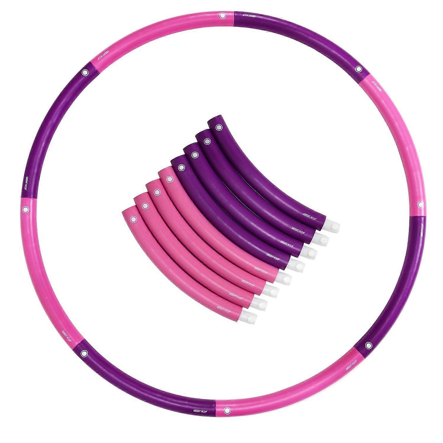 Fitness ring Power Plugin system Soft foam padding Ideal for beginners 1.4 kg Pinkpurple 100 cm Ref: 7171
