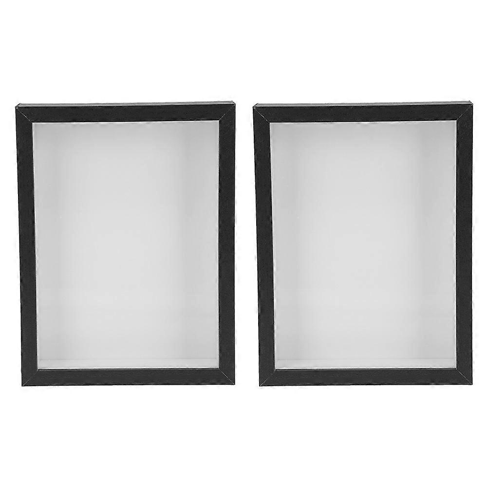 Butterfly Specimen Box Diy Display Case For Home Decoration Simple Design Rectangular Shape 2Set