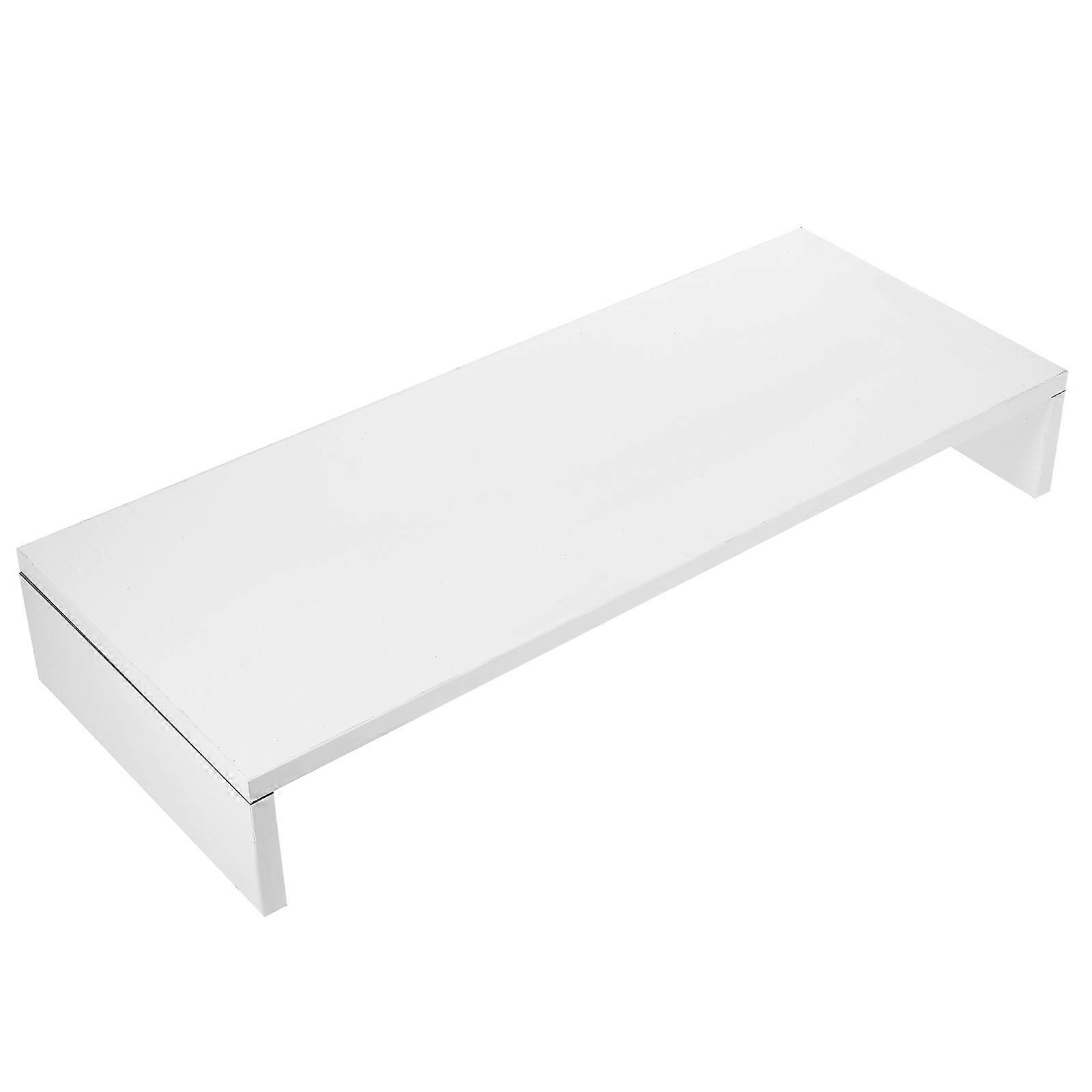 Monitor Riser for Desk White Multi-Function Stand Thicken Board Rack for 1Set