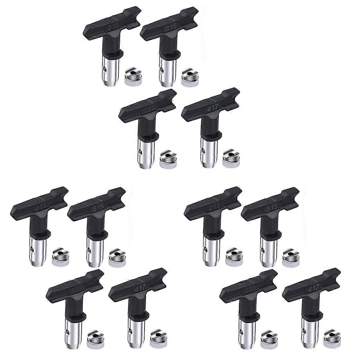 12Pcs Reversible Airless Paint Sprayer Nozzle Tips, Airless Sprayer Spraying Machine Parts(215,315,4