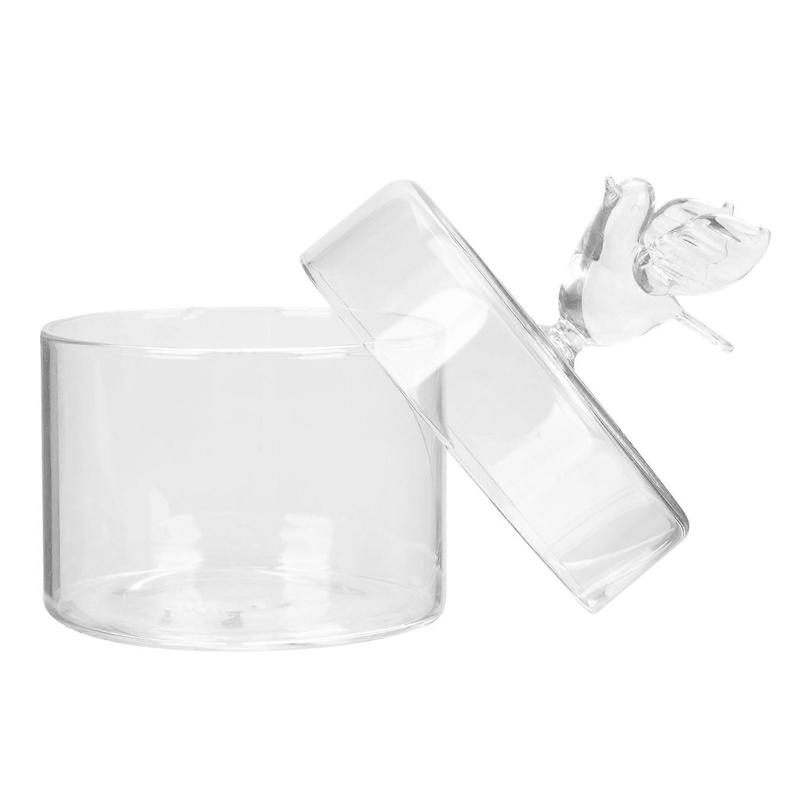 Clear Dessert Dome Mini Cake Plate with Lid Glass Cake Stand For Party 1Pcs