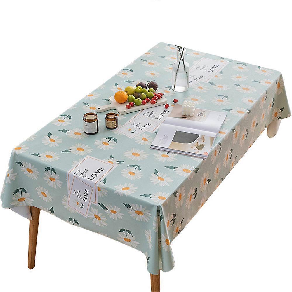 Garden Tablecloth, Pvc Rectangular Coffee Table Cloth Tablecloth Mat-Style4