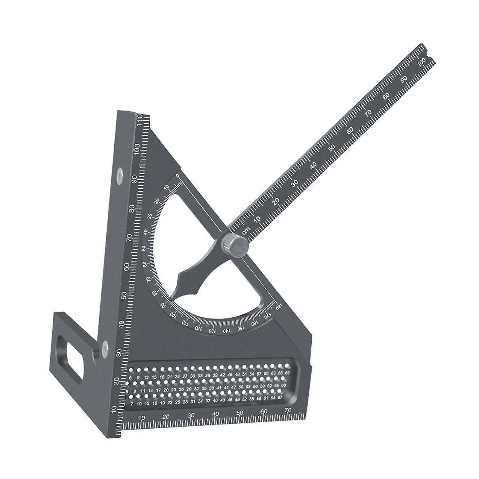 Carpenter Square 3D Multi Angle Measuring Ruler Square Protractor Woodworking