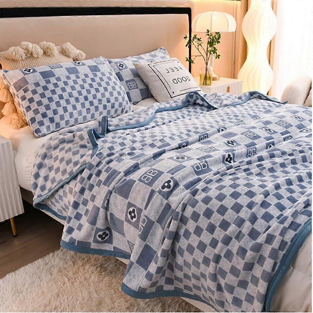 Fleecedecke Sofadecke Soft Warm Blanket For Couch And Kids 200 X 230 Cm Fluffy Flannel Blanket For Bedroom Travel