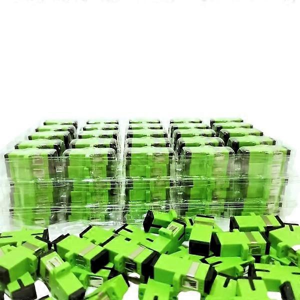 200 pieces High precision SC Optical fiber coupling SC APC Simplex single-mode Fiber optic Adapter SC APC Fiber flange