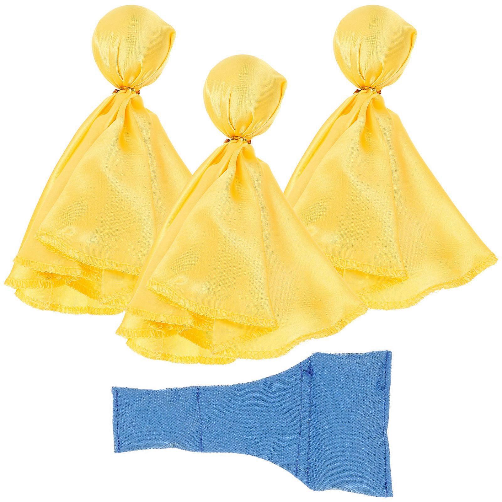 Football Game Accessories Durable Penalty Flags Set with Referee Bean Bag for 1Set