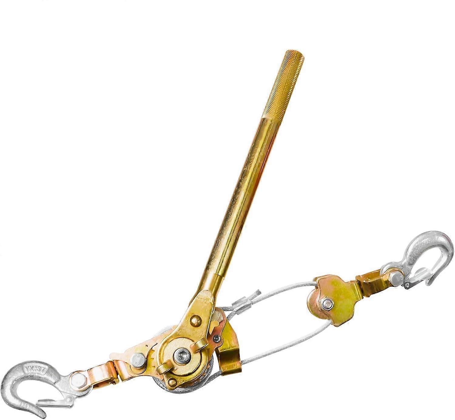 3Ton Hand Puller 6600lb with 2 Hooks Cable Ratchet Puller