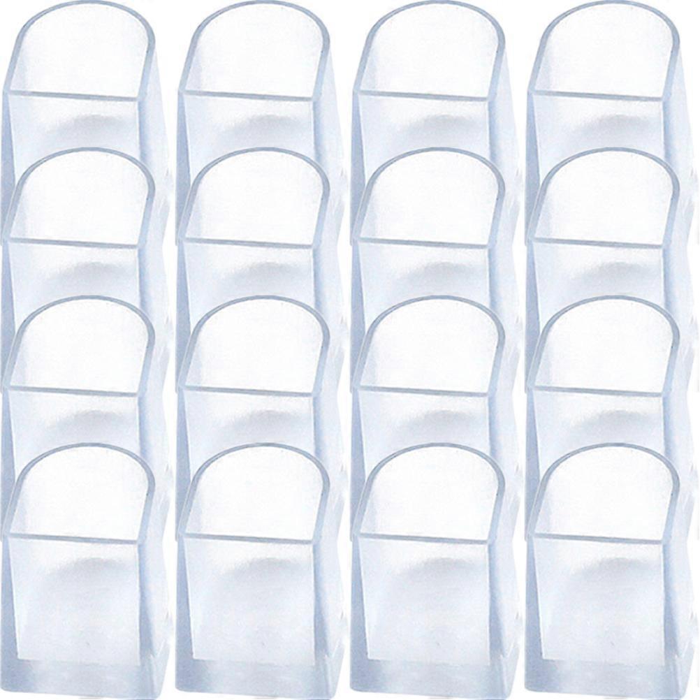 Heel Replacement Caps Non-Slip Round Shape 16Pcs
