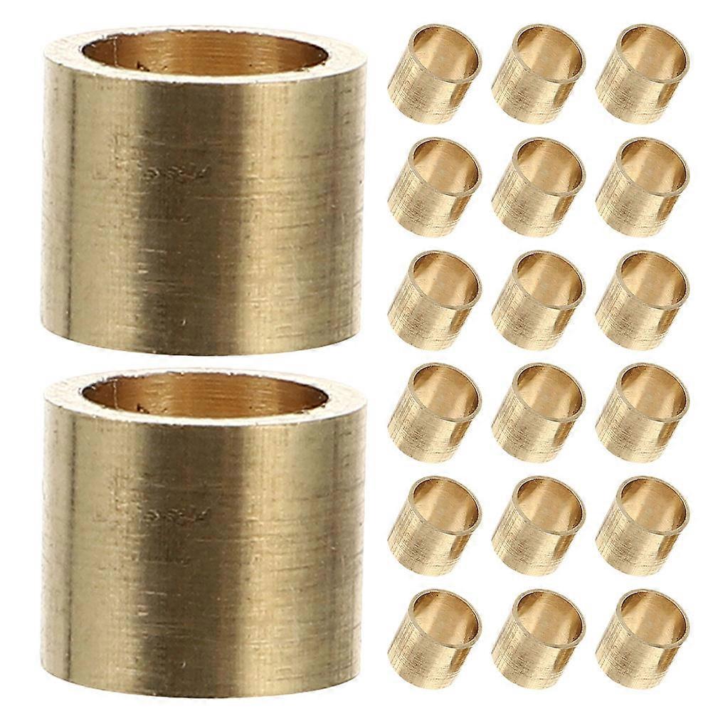 Pool Cue Tip Replacement Parts Brass Material Impact Resistance For Snooker 20Set