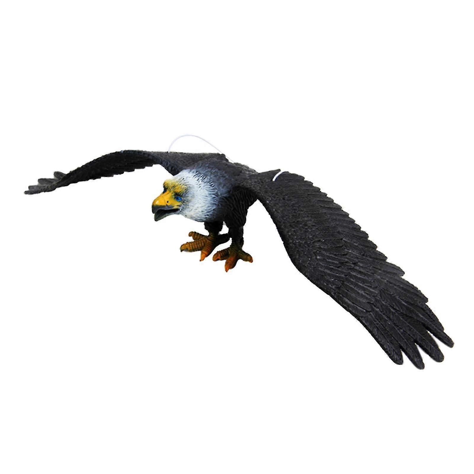 Durable and Realistic Eagle Model Statue with Textured Finish, Ideal for Educational Purposes, Boys' Gifts, and Scene Prop for Animal Bird T