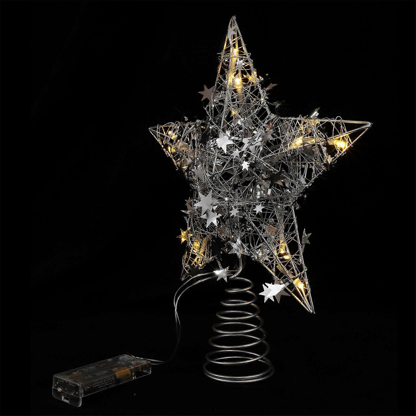 Luminous Star Tree Topper for Christmas Elegant Design 30X25.5CM 1Pack