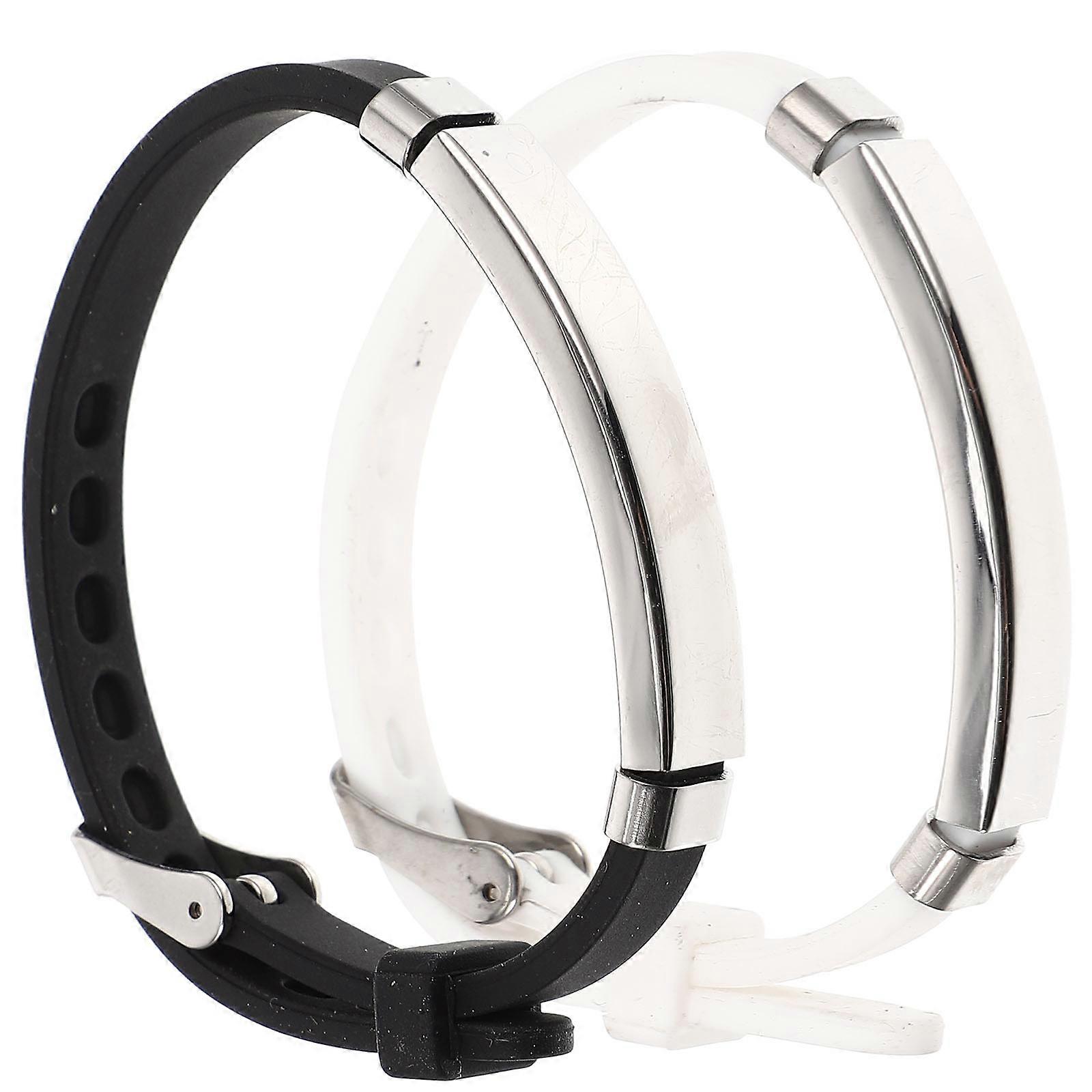 Children Wristband For Night Outings 20.5X1X0.8CM Light Up Glow In The Dark 2Set