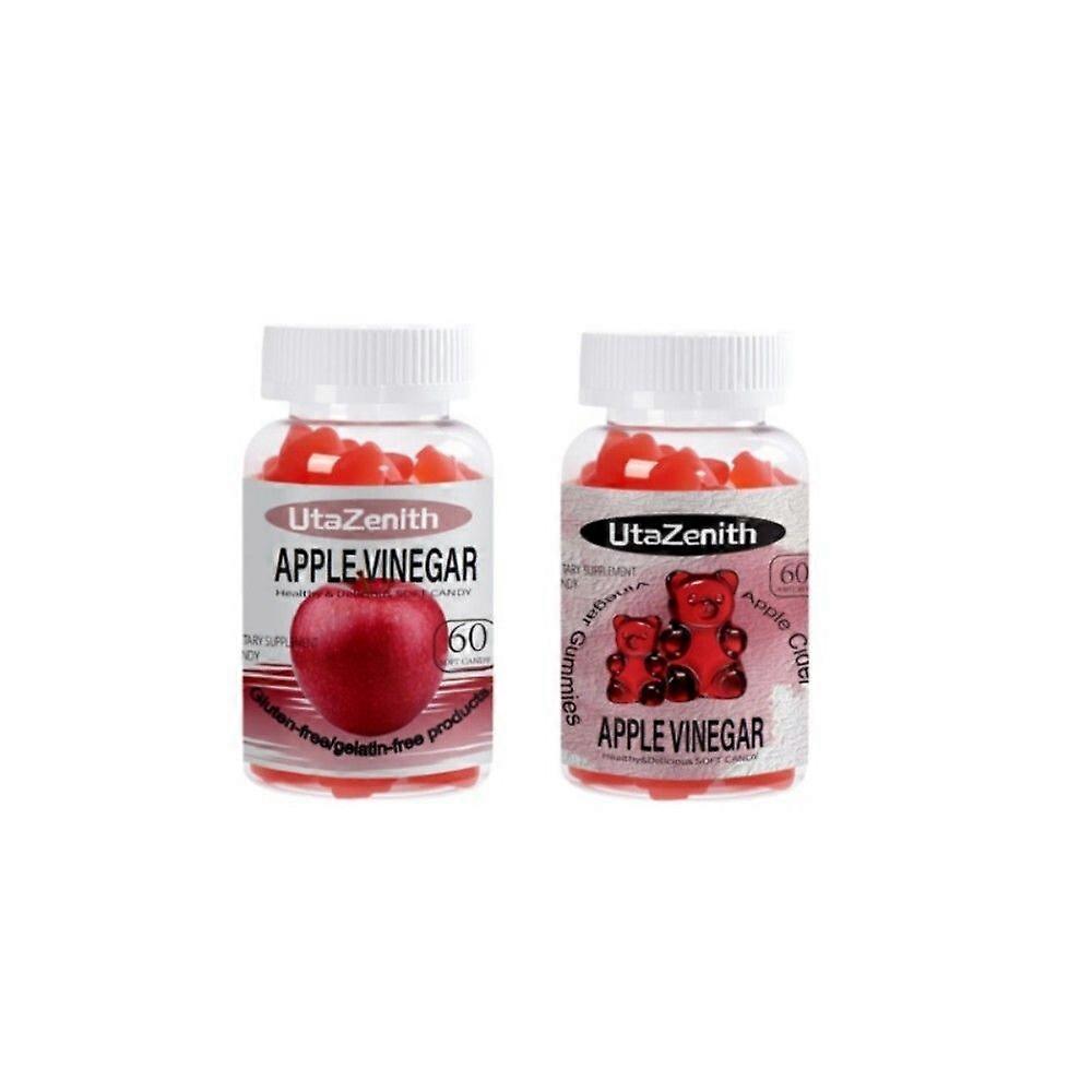 UtaZenith Apple Cider Vinegar Gummies, Vegan Gummies, Combination Pack