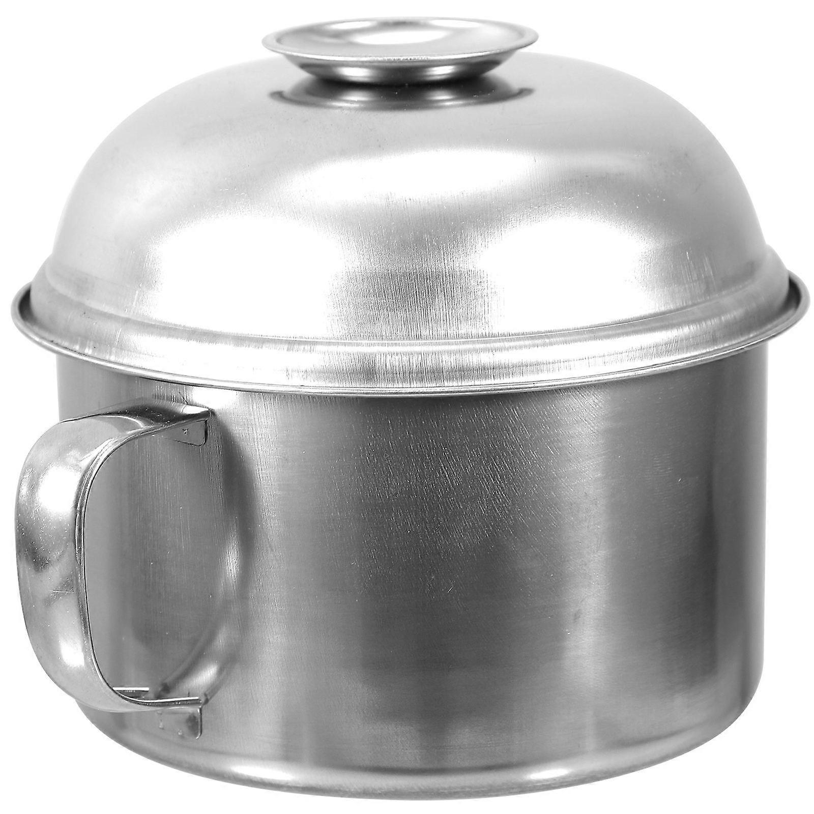 Stainless Steel Meal Prep Containers Rectangular Shape For School Lunch Silver 1Set