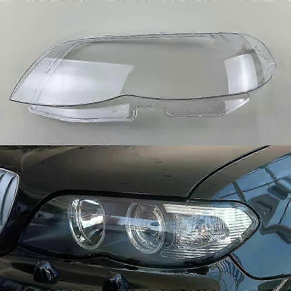 For X5 E53 2004 2005 2006 2007 Auto Headlight Cover Headlamp Lampshade Lampcover Car Lamp Glass Shell