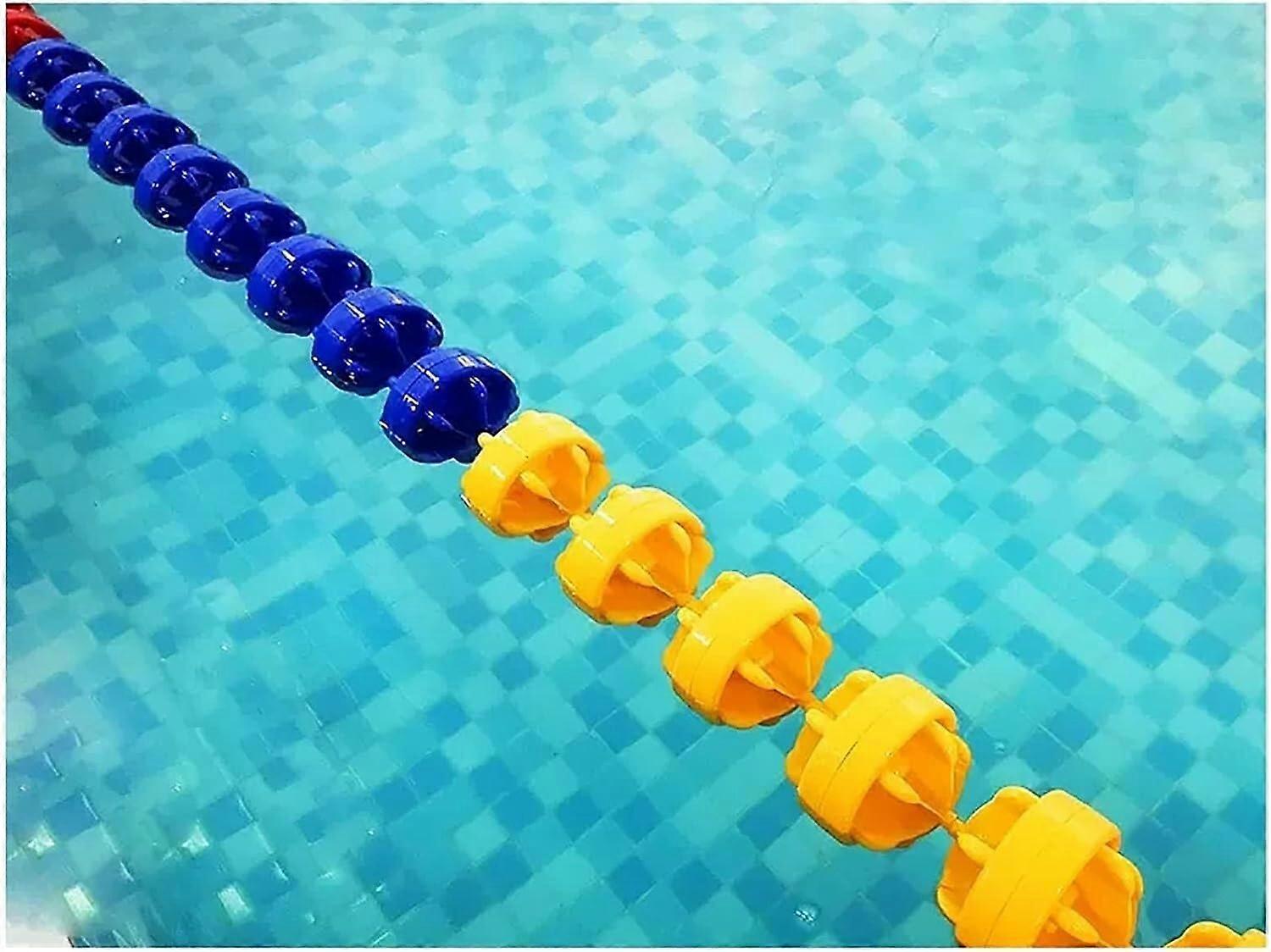 LNNW Swimming Pool Lane Rope with Hooks, 8m/26.2ft, Diameter 12cm/4.7in