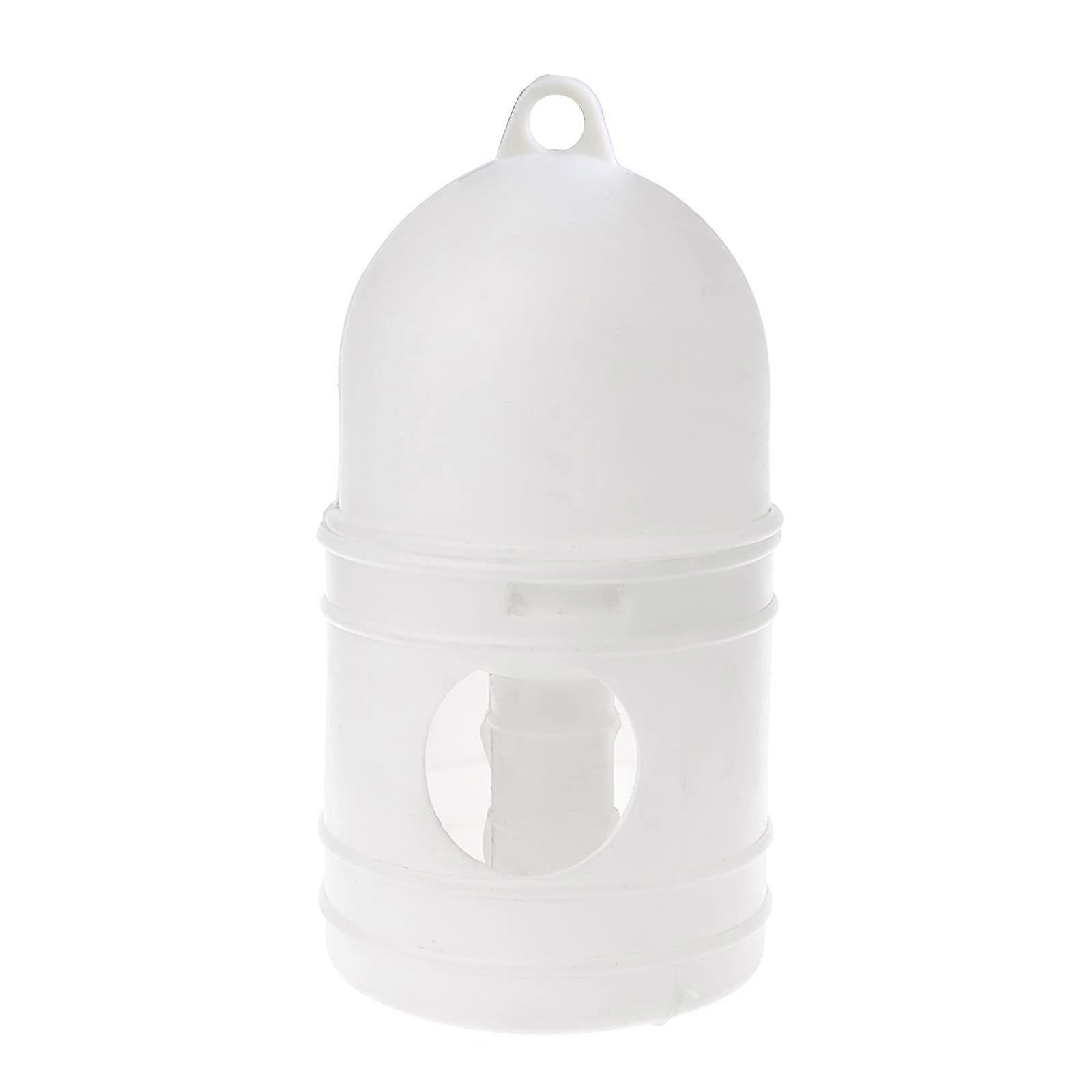 Hanging Waterer Feeder 1L Capacity With Portable Handle Auto Water Drinker For Small Birds