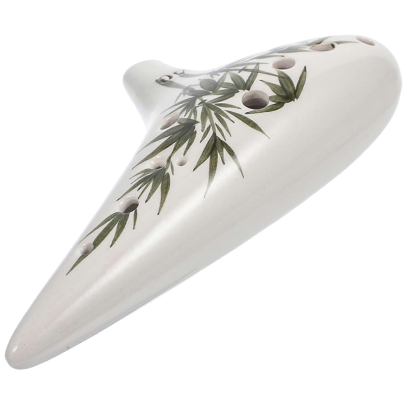 Portable Ocarina Handmade Ocarina Beginner Learning Tool Christmas present For Beginners Multi Color 17.50x9.50x5.00cm 1Set